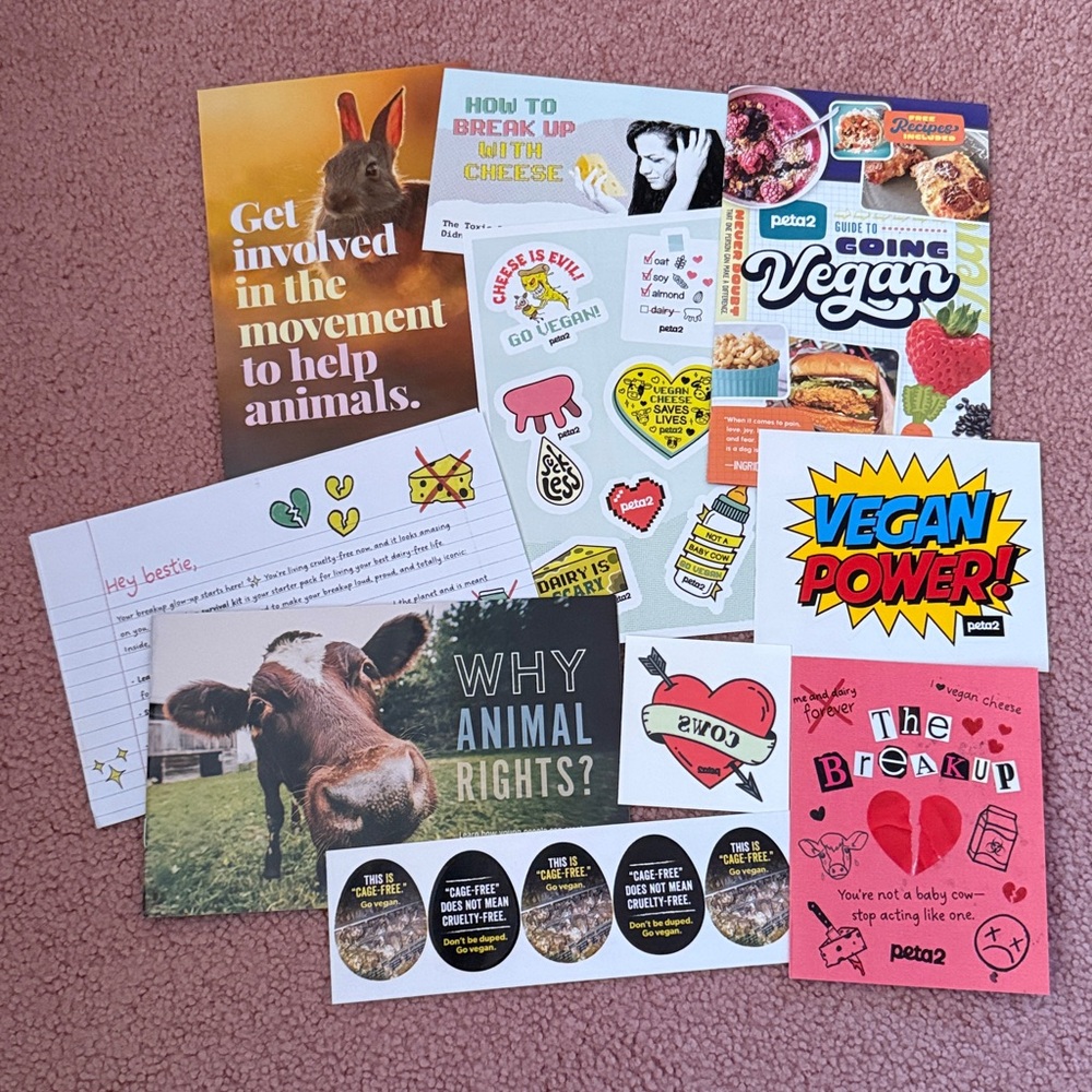 🔥10/$15 Peta Stickers and Brochures